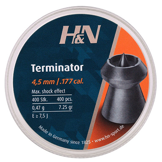 H&N Flachkopf-Diabolos Terminator Kegelspitze 4,5mm 400 Stck Bild 3