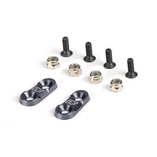 Protoform 1:10 Aluminium Flgelhalter Set grau 6054-01