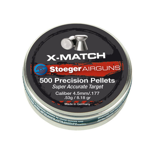 Stoeger X-Match Flachkopf Diabolos 500 Stück 4,5 mm