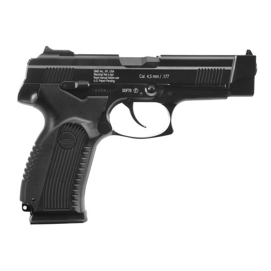 Gletcher MP-443 CO2 Luftpistole Kal. 4,5mm BB Non Blowback schwarz Bild 4