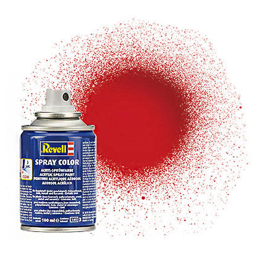 Revell Acryl Spray Color Sprhdose Feuerrot glnzend 100ml 34131