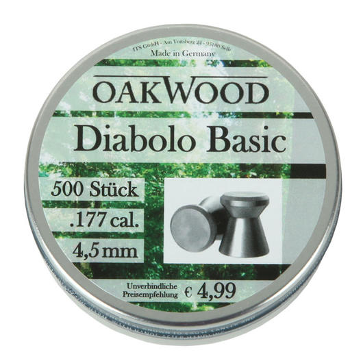 Oakwood Basic Diabolo Kal. 4,5 mm 500 Stück