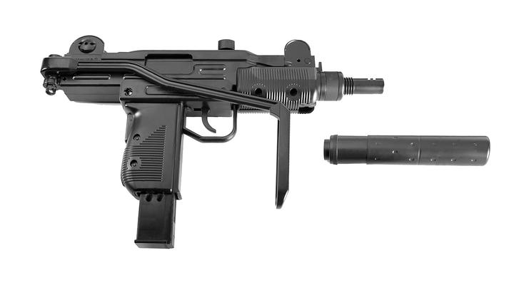 IWI Mini UZI CO2 Maschinenpistole 4,5 mm BB schwarz blowback Bild 3