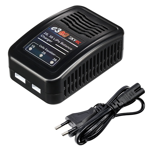 Versandrcklufer SKYRC e3 LiPo 2-3S Balance-Charger Ladegert 230V SK100081