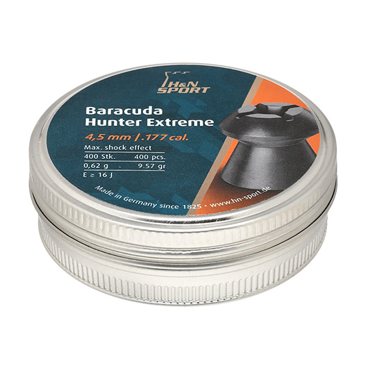 H&N Baracuda Hunter Rundkopf-Diabolos Extreme Hohlspitze 4,5mm 400 Stck Bild 1