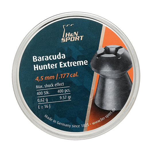 H&N Baracuda Hunter Rundkopf-Diabolos Extreme Hohlspitze 4,5mm 400 Stck Bild 3