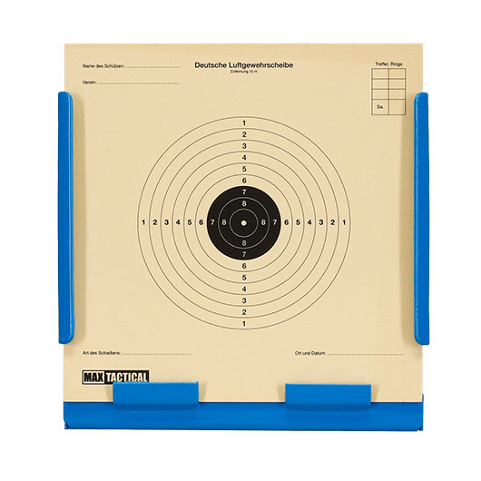 Stoeger Kugelfangkasten 14 x 14 cm aus Stahl f�r Luftpistolen / Luftgewehre blau Bild 2