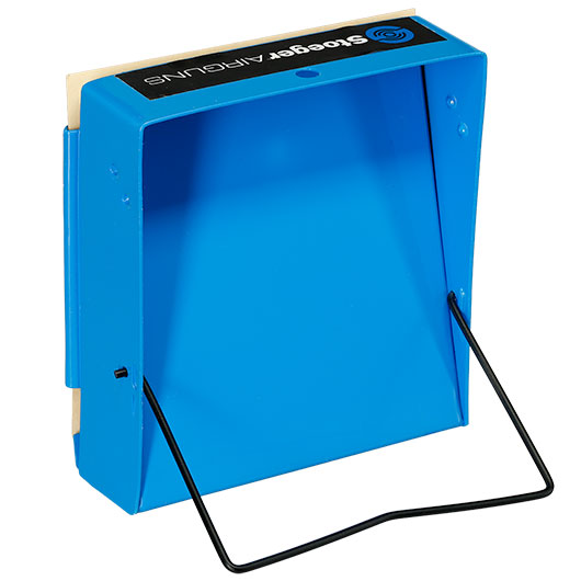 Stoeger Kugelfangkasten 14 x 14 cm aus Stahl f�r Luftpistolen / Luftgewehre blau Bild 5