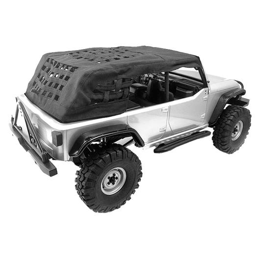 RC4WD 1:10 Stoffdach f. Axial Wrangler Rubicon 2012 Karosserie schwarz VVV-C0139 Bild 2