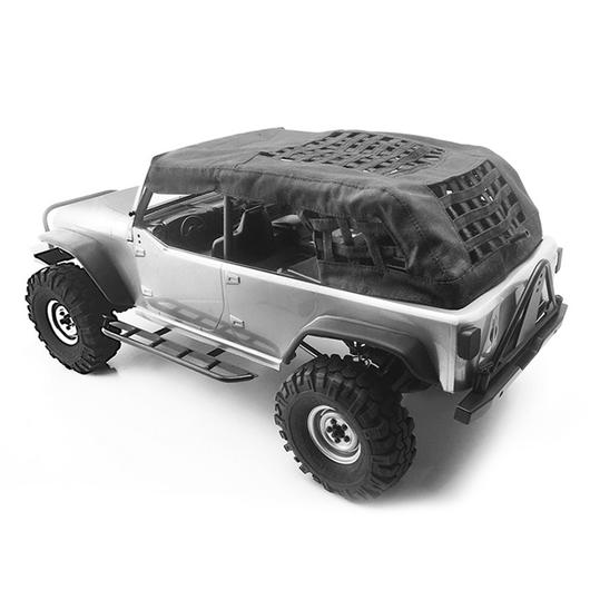 RC4WD 1:10 Stoffdach f. Axial Wrangler Rubicon 2012 Karosserie schwarz VVV-C0139 Bild 3