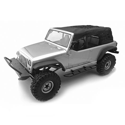 RC4WD 1:10 Stoffdach f. Axial Wrangler Rubicon 2012 Karosserie schwarz VVV-C0139 Bild 4