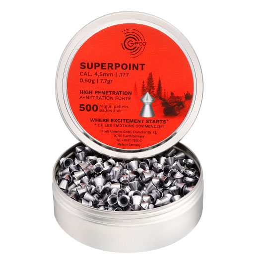 Geco Spitzkopf-Diabolo Superpoint 4,5mm 0,5g 500 Stck