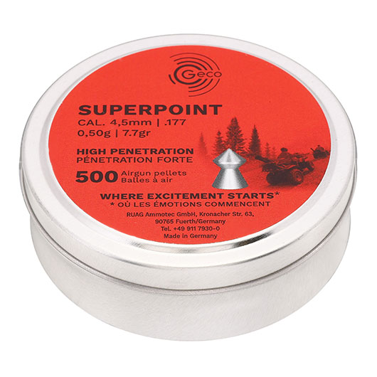 Geco Spitzkopf-Diabolo Superpoint 4,5mm 0,5g 500 Stck Bild 1