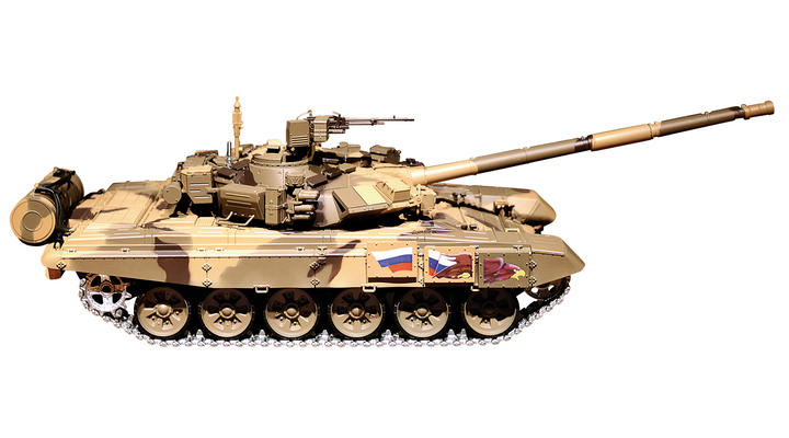 Heng Long RC Russischer Kampfpanzer T-90 1:16 schussfhig, Metallketten, Rauch & Sound RTR Bild 2