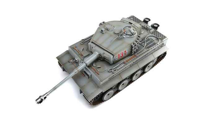 Tiger I RC Panzer 1:16 mit Infrarot Gefechtssimulation panzergrau Bild 7