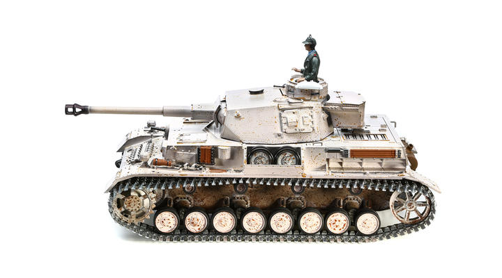 Torro RC Panzer IV Ausf. G 1:16 schussfhig, Rauch & Sound, Metallketten, RTR, wintertarn Bild 1