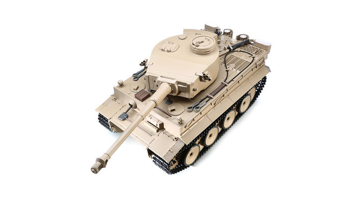 Amewi RC Panzer Tiger I 1:16 True Sound Metallausfhrung schussfhig RTR desert yellow Bild 5