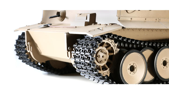 Amewi RC Panzer Tiger I 1:16 True Sound Metallausfhrung schussfhig RTR desert yellow Bild 6