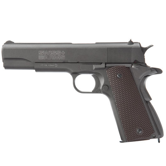 Swiss Arms P1911 CO2-Luftpistole Kal. 4,5mm (.177) Stahl-BB Blobwack schwarz