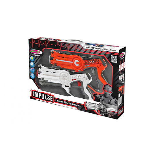 Jamara Impulse Laser Battle Set orange-wei 410037 Bild 4