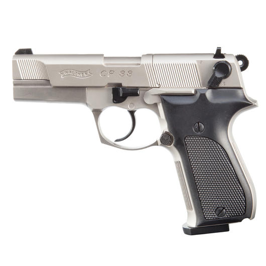 Walther CP88 4 Zoll CO2 Luftpistole 4,5mm Diabolo nickel