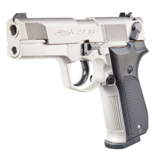Walther CP88 4 Zoll CO2 Luftpistole 4,5mm (.177) Diabolo nickel Bild 1