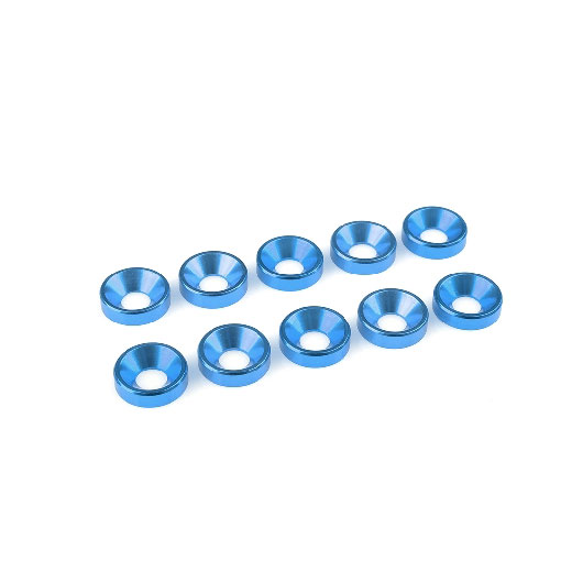  Team Corally Aluminium Unterlegscheibe blau fr M5 Senkkopfschrauben 10 Stck C-31224