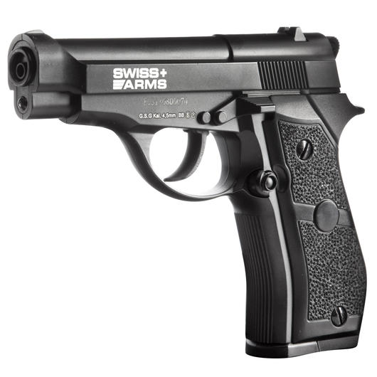 Swiss Arms P84 CO2 Luftpistole Kal. 4,5mm BB Non Blowback Vollmetall schwarz Bild 1