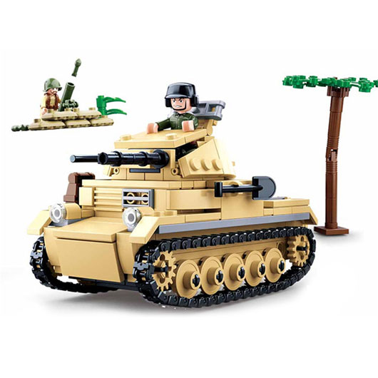 Sluban WWII Small German Tank 356 Teile M38-B0691
