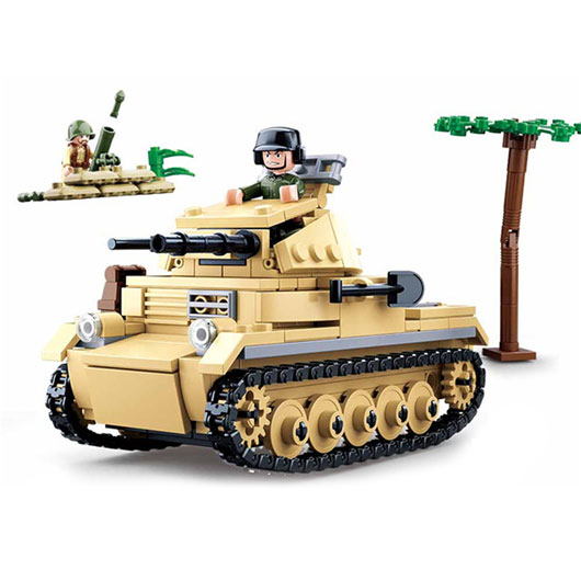 Sluban WWII Small German Tank 356 Teile M38-B0691