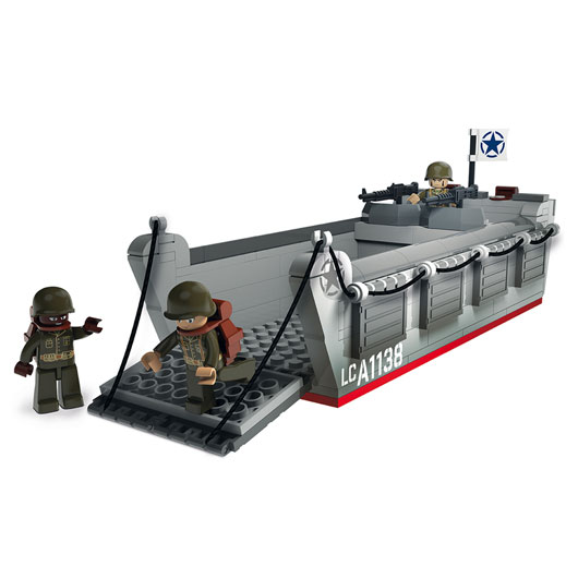 Sluban WWII Landing Craft Assault 221 Teile M38-70070