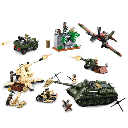 Sluban WWII Battle of Kursk 998 Teile M38-B0697