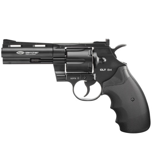 Gletcher CO2 Revolver CLT B4 Kal. 4,5mm Stahl BB Vollmetall schwarz