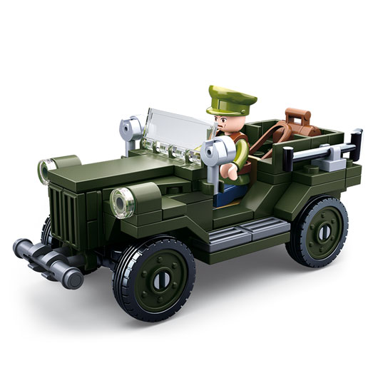 Sluban WWII Allied Light Truck 112 Teile M38-B0682