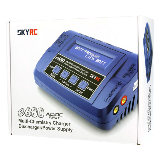 SKYRC e680 AC/DC Ladegert LiPo 1-6s 10A 80W SK100149 Bild 3