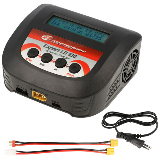 Robitronic Expert LD 100 Ladegert LiPo 2-4s 10A 100W R01013