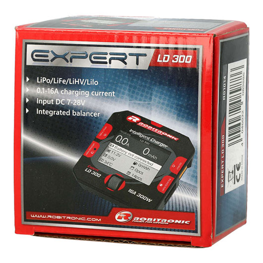 Robitronic Expert LD 300 Ladegert LiPo 1-6s 16A 300W DC R01014 Bild 4