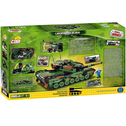 Cobi Small Army Bausatz Panzer Leopard 2A4 864 Teile 2618 Bild 3