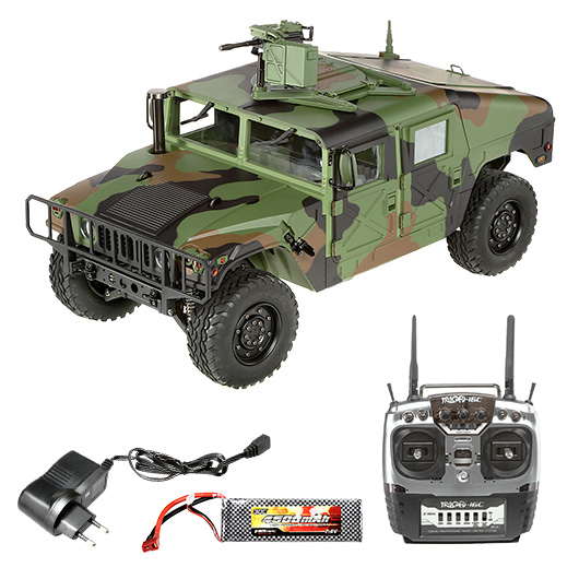 RC US Militrtruck 4x4 Mastab 1:10 RTR camouflage