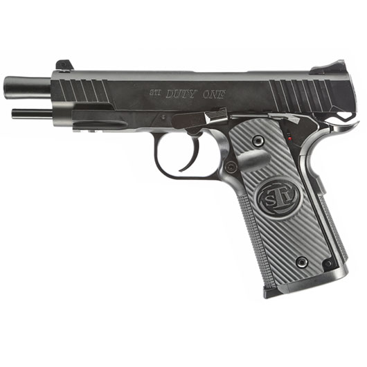 ASG STI Duty One CO2 Luftpistole Kal. 4,5mm BB Blowback Metallschlitten schwarz Bild 2