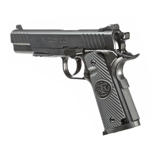 ASG STI Duty One CO2 Luftpistole Kal. 4,5mm BB Blowback Metallschlitten schwarz Bild 4