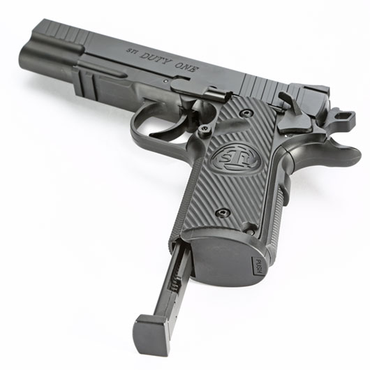 ASG STI Duty One CO2 Luftpistole Kal. 4,5mm BB Blowback Metallschlitten schwarz Bild 5