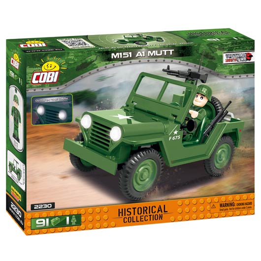 Cobi Historical Collection Vietnam War Bausatz M151 A1 Mutt 91 Teile 2230 Bild 1