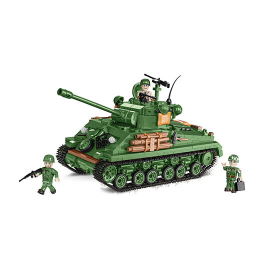 Cobi Historical Collection Bausatz Panzer M4A3E8 Sherman Easy Eight 745 Teile 2533