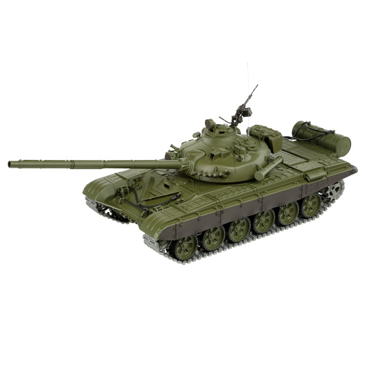 Heng-Long RC Panzer T-72, grn 1:16 schussfhig, Infrarot-Gefechtssystem, Rauch & Sound, Metallgetriebe, Metallketten, RTR Bild 1
