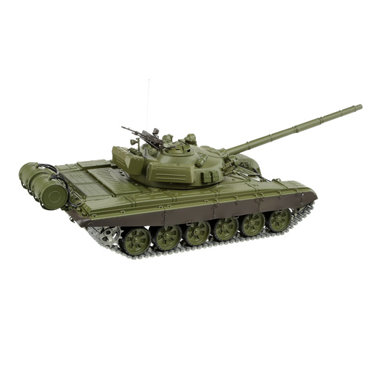 Heng-Long RC Panzer T-72, grn 1:16 schussfhig, Infrarot-Gefechtssystem, Rauch & Sound, Metallgetriebe, Metallketten, RTR Bild 4