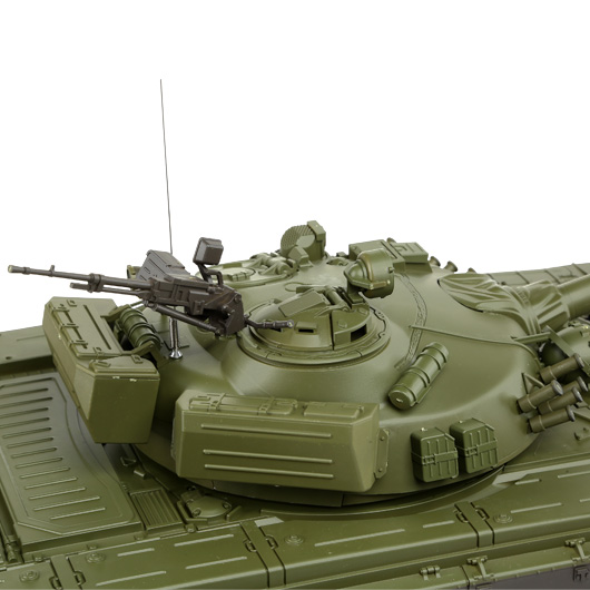 Heng-Long RC Panzer T-72, grn 1:16 schussfhig, Infrarot-Gefechtssystem, Rauch & Sound, Metallgetriebe, Metallketten, RTR Bild 6
