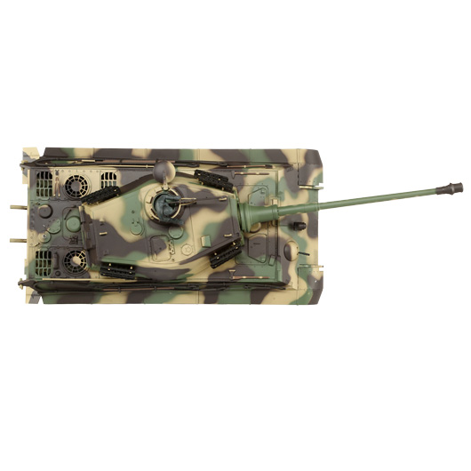 Amewi Rc Panzer Knigstiger mit Henschelturm tarn, 1:16, RTR, schussfhig, Infrarot-Gefechtssystem, Rauch & Sound, Metallget Bild 9