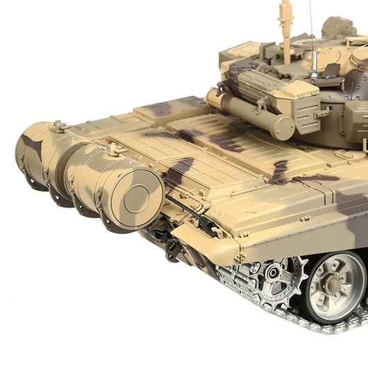 Amewi Rc Panzer Russischer T-90 tarn, 1:16, RTR, schussf., Infrarot-Gefechtssystem, Rauch & Sound, Metallgetriebe -ketten Bild 6