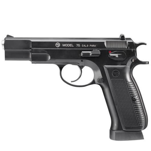 ASG CZ75 Ceska Zbrojovka CO2 Luftpistole 4,5mm BB Vollmetall schwarz